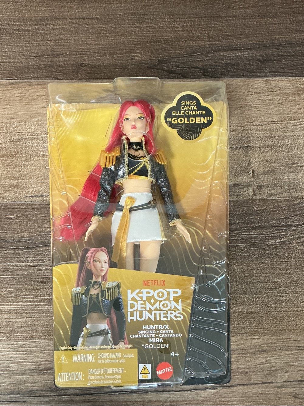 K-Pop Demon Hunters HUNTR/X Mira “Golden” Singing Doll